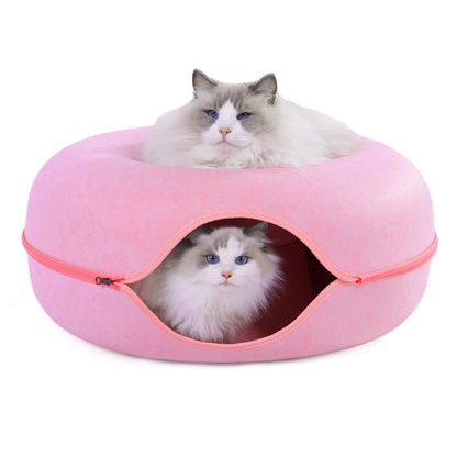 Donut Cat Tunnel Bed