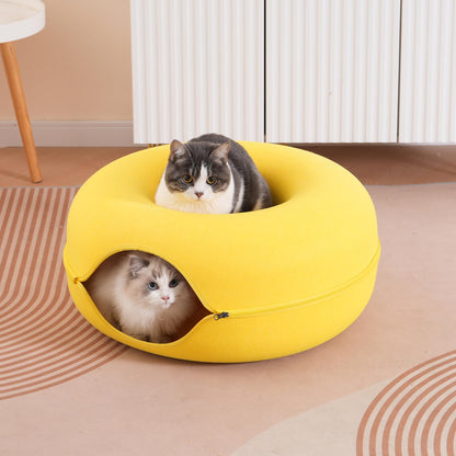 Donut Cat Tunnel Bed