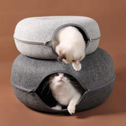 Donut Cat Tunnel Bed